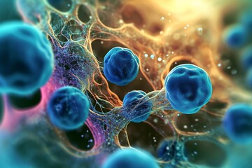 Microscopic View Stem Cells