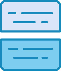 Document Split Vector Icon