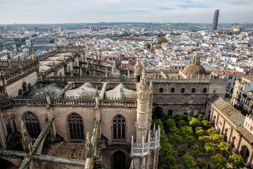 Fototapeta na wymiar Seville Cathedral, Seville, Spain