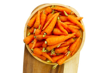 Fresh baby carrot, Excellent source of vitamin A and beta-carotene
