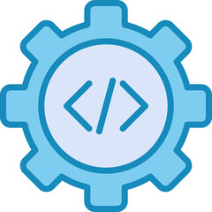 Obraz premium Coding Vector Icon