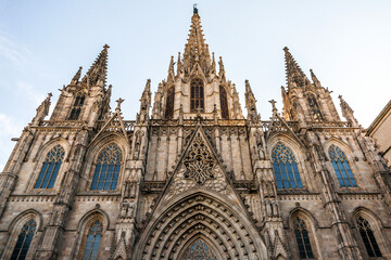 Fototapeta na wymiar Barcelona Cathedral, Barcelona, Spain