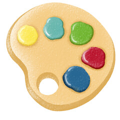 Celebrate Teacher Appreciation Day with charming hand-painted watercolor illustrations, perfect for adorning cards, posters, worksheets, and colorful drawings with their unique textured surface.