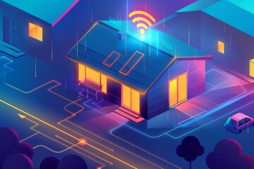 Navigating Mortgage Access and Smart Home Upgrades with Digital Home Systems: The Role of Blockchain in Enhancing Green Manufacturing and Architectural Beauty - obrazy, fototapety, plakaty