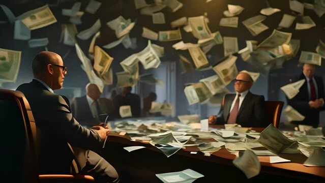 Explore intricate relationship between work and money, and delve into complexities of business integrity. Employment, income, intersection of work and financial. Corruption in business
