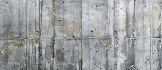New Weathered Gray Cement Wall.