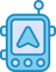 GPS Navigation Device Vector Icon