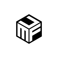 MFU letter logo design with white background in illustrator. Vector logo, calligraphy designs for logo, Poster, Invitation, etc.