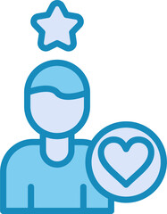 Leading Light Vector Icon