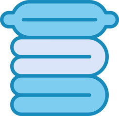 Compact blanket Vector Icon