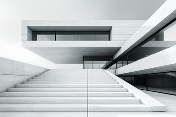 Fototapeta premium Architecture Photography, Generative AI