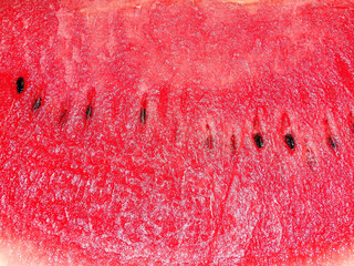 Fresh watermelon in the summer. Macro view