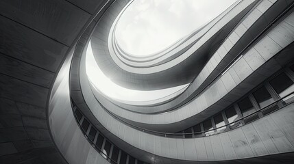 Fototapeta premium Architecture Photography, Generative AI