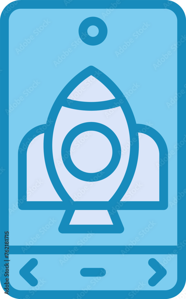 Wall mural boost vector icon