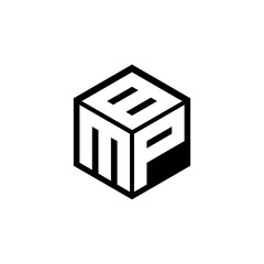 MPB letter logo design with white background in illustrator. Vector logo, calligraphy designs for logo, Poster, Invitation, etc.