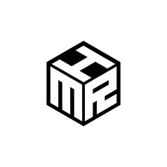 MRH letter logo design with white background in illustrator. Vector logo, calligraphy designs for logo, Poster, Invitation, etc.