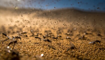 Exodus: The Plague of Mosquitoes (Gnats) - God's Third Plague on Egypt. Bible. 