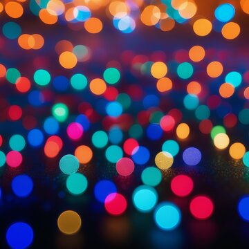 Luxury colorful bokeh background. Abstract lights blur bokeh background