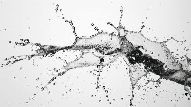 water splash isolated on black © Super Shanoom