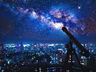 Urban Astronomy: Celestial Wonders and Rooftop Telescopes in Rooftop Stargazing - Skyward Gazes in Rooftop Stargazing - Explore the mysteries of the universe with rooftop stargazing