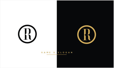 RO, OR,R , O, Abstract Letters Logo monogram