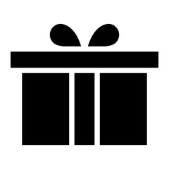 gift box glyph 