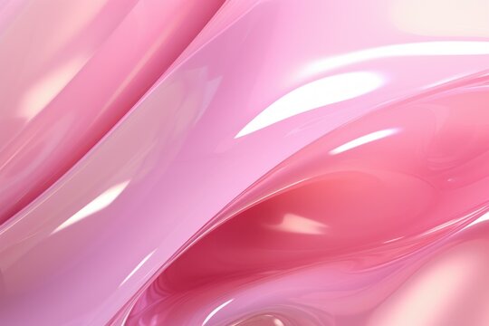 Radiant Pink shiny abstract background. Sweet love. Generate Ai
