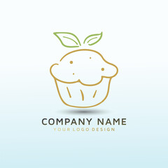 vector logo for a bakery design