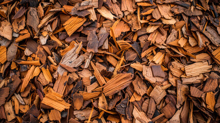 Wood chip texture, seamless repeating pattern.

