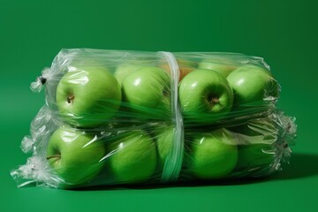 Convenient Plastic wrapped fruit. Fruit industry. Generate Ai - 762198730