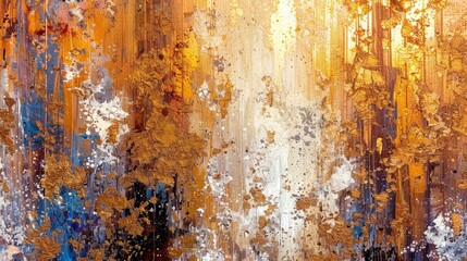 Golden texture abstract art print. Oil on canvas. Brushstrokes of paint. Modern art. Prints, wallpapers, posters, cards, murals, rugs, hangings, prints...
