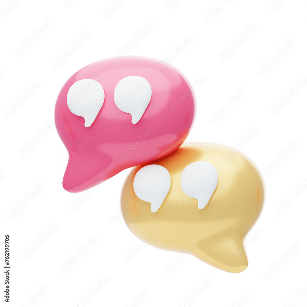 Poster 3d communication symbol model connecting . 3d illustration, 3d element, 3d rendering. 3d visualizati