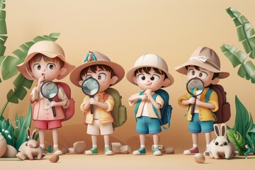 Group of Children Standing Together