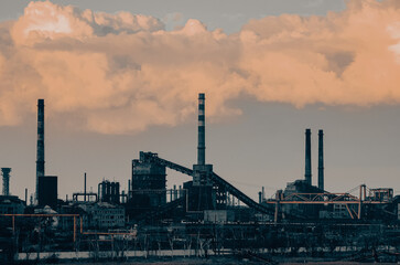 Azovstal plant destroyed during the war in Mariupol Ukraine