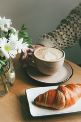 breakfast with coffee