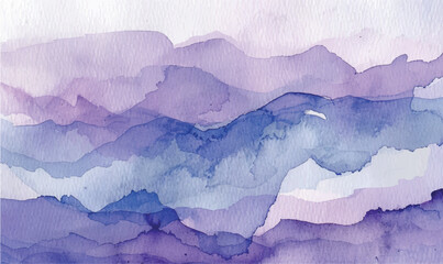 watercolor violet abstract background