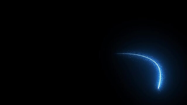 Glowing line motion animation video