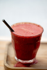 Home made fresh beet apple juice. 