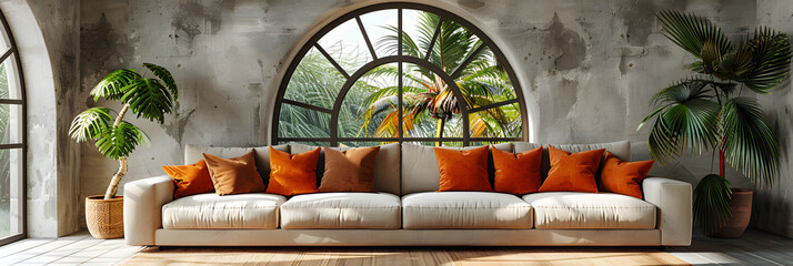  Loft Home Interior Design of Modern Living Room,
Natural mountain rock wall in modern living room interior 3d render