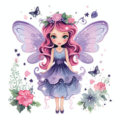 Magical Fairy clipart - obrazy, fototapety, plakaty
