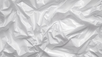 Obraz premium View of a White Plastic Bag Background. Generative AI