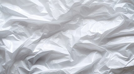 Obraz premium View of a White Plastic Bag Background. Generative AI