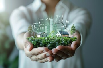 Revolutionizing Real Estate with Smart Technology: How Large Wind Turbines and Smart Appliances Are Transforming Town Planning and Residential Estates.