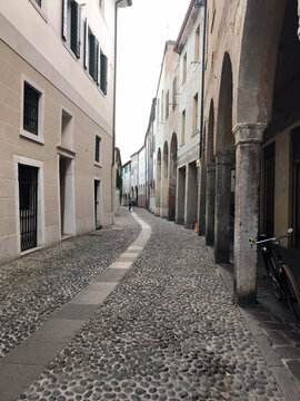 narrow street in the old town