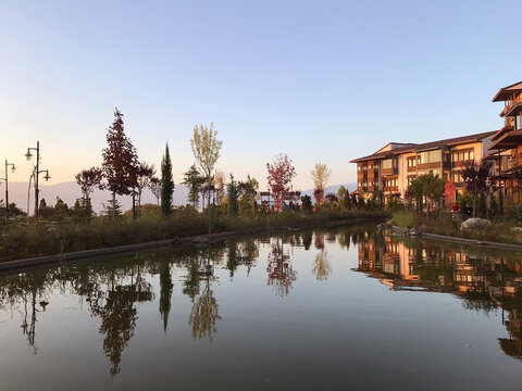 reflection in the lake