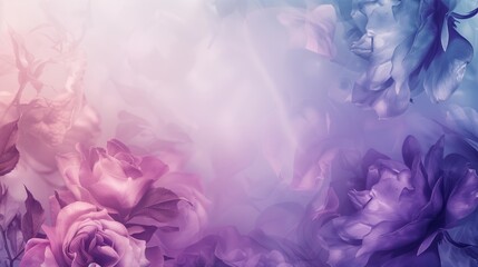 Dusty purple rose blue pink abstract background. Gradient. Elegant lilac background with space for design. Valentine, mother's day. Baby birthday, newborn. Beautiful 