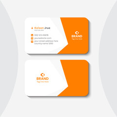 Modern and creative professional business card template design