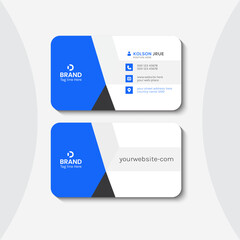 Modern and creative professional business card template design
