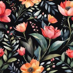 Beautiful pattern floral background 