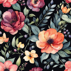 Beautiful pattern floral background 